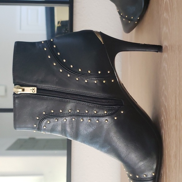 Calvin Klein Studded Grazia Ankle Boots - Picture 8 of 11